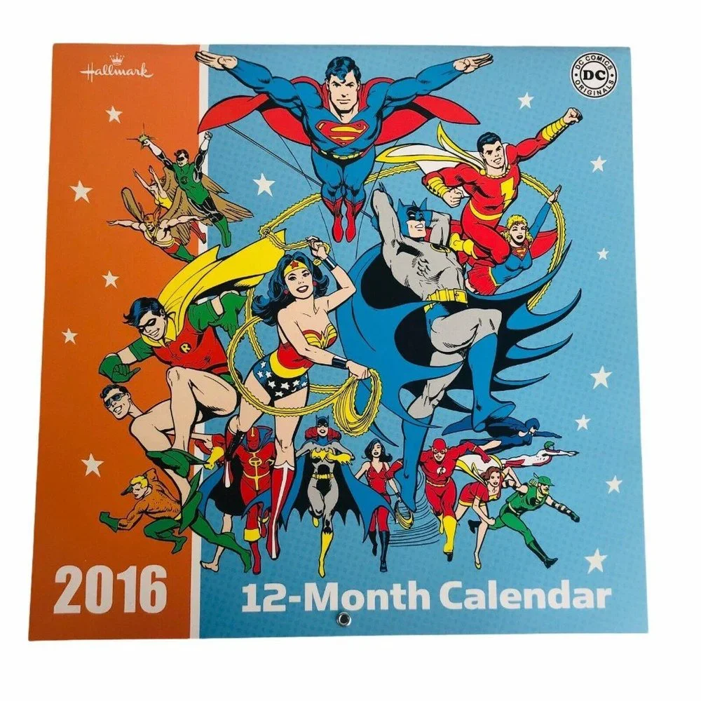 New‎ 2016 DC Comics Originals Wall Calendar Square